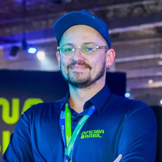 Representante do Oficina Brasil, palestrante do 5º EAM
