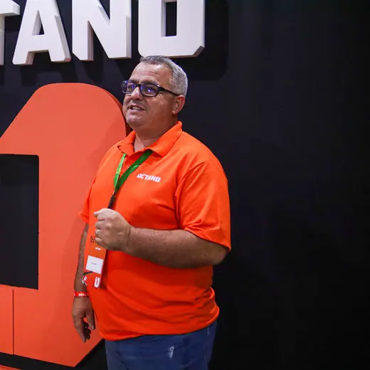 Participante do painel de cases Octano